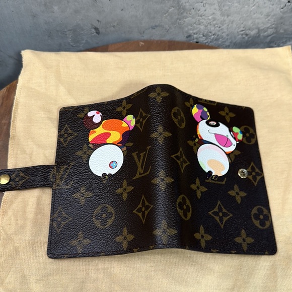 Louis Vuitton monogram murakami panda agenda pm travel passport cover wallet - Picture 4 of 13